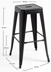 Set 4 hoge Torix krukken