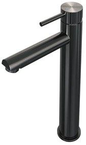 BRAUER Stripe Verhoogde Opbouw Wastafelmengkraan - model A - gunmetal geborsteld PVD 5-GM-002-HD7