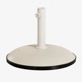 Ronde Parasolvoet Ø50 Cm In Beton Zante Tapioca Beige - Sklum