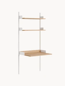 Wandbureau New Works met planken