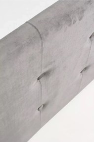 Hoofdbord  Button fluweel voor bedden van 90 cm en 80 cm