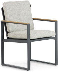 Tuinstoel Aluminium Grijs-antraciet Lifestyle Garden Furniture Faro