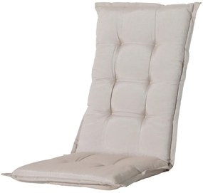 Standenstoel hoge rug kussen 123x50 cm Panama linnen