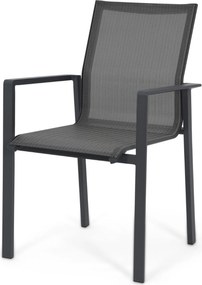 Tuinstoel Aluminium Grijs-antraciet Timo