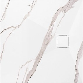 Douchebak Rea Magnum CARRARA WHITE 90x90