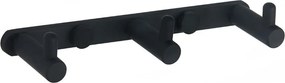 Mexen drievoudige handdoekhaak, zwart - 709163-70