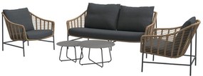 4 Seasons Outdoor Timor 2,5 zits loungebank SALE  Loungebank    beige weerbestendig