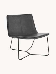 Kunstleren lounge fauteuil Barrel