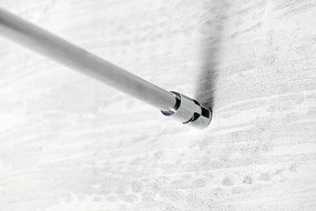 Aqualine Pilot inloopdouche opaalglas 100x190cm chroom
