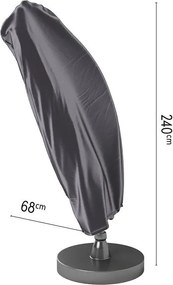 Platinum Aerocover zweefparasolhoes - Ademende hoes voor parasols met gebogen mast tot diameter 3,5m