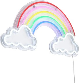 Neon wandlamp multicolor incl. LED - Rainbow