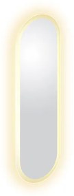 Clou Look at Me spiegel 90x28cm LED-verlichting Ovaal satijnrand Glas CL/08.11.028.04