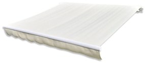 vidaXL Luifeldoek 450x300 cm canvas crème