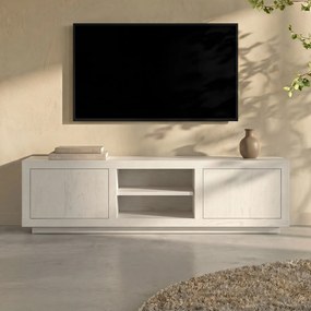 Taupe Tv-meubel Eiken 160 Cm - 160x42x45cm.