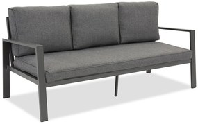 Zakintos antraciet aluminium driezitsbank Garden Point