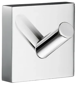 Smedbo House Handdoekhouder - 4.5x4.5x4.2cm - zelfklevend / boren - Massief messing Chroom RK355