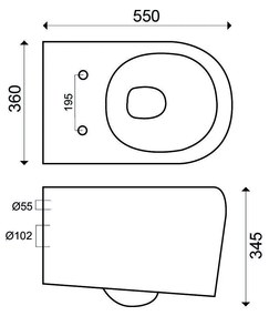 Mueller Cora wandcloset inclusief softclose zitting