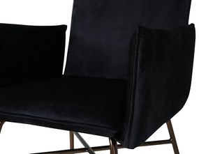 Jörn Eetkamerstoel - Callie -Zwart - Fluweel - Jörn