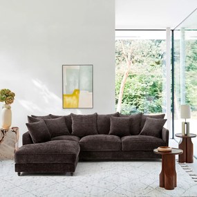 Hoekslaapbank van gerecycled polyester, Lazare