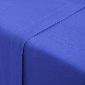 Effen plat laken in gewassen linnen, Linot