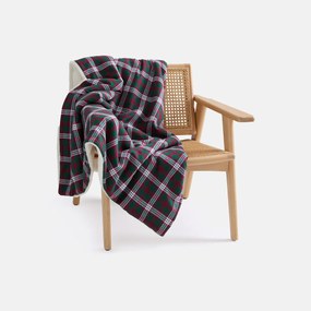 Plaid van flanel en sherpa, LUNAY