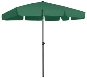 vidaXL Strandparasol 200x125 cm groen