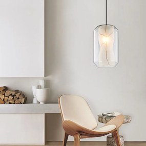 HANGLAMP WIT MARMER APP909-1CP