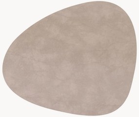 Leren placemats Curve Nupo, 4-delig