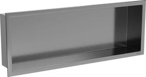 Mexen X-Wall-R nisnicheshelf met flens 60 x 20 cm, gun gray geborsteld - 19E0602010