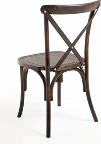 Set Van 4 Altea Polypropyleen Stoelen Met Houteffect