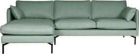 Hoekbank - Zinnia - links - stof Varese zeegroen 21