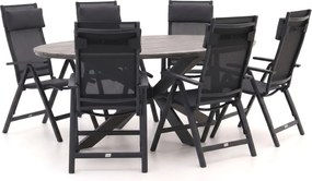 Diningset Bellagio | 6 personen | Tuinset polywood | 7-delig | Kees Smit Tuinmeubelen