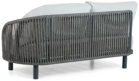 Hoek loungeset 5 personen Aluminium/rope Grijs  Santika Furniture Santika