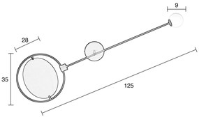 Zuiver Sirius Unieke Wandlamp