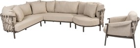 Ezra modulaire hoek loungeset 4 delig terre 4 Seasons Outdoor