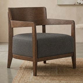 Houten Fauteuil Retro Design