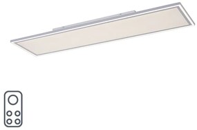 Plafondlamp met dimmer wit 121 cm incl. LED 2700 - 5000K - Luntani Modern Binnenverlichting Lamp