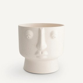 Geglazuurde keramische bloempot, H24cm, Lesego