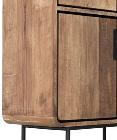 DTP Home Evo Hoge Kast Teak Hout - 80x40x220cm.