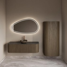 Gliss Design Alluro kolomkast 160cm ash grey