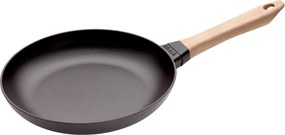 Staub Pans Koekenpan met houten handvat 26 cm, Zwart - Pans - Staub