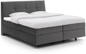 Goossens Basic Boxspring Compleet Gusta, Vlak 180 x 200 cm (=2x 90 x 200 cm) met hoofdbord