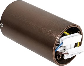 Smart opbouwspot donkerbrons incl. Wifi GU10 50 mm - Tuba