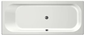 Xenz Aruba Ligbad - 190x80x48 - afvoer Midden - acryl - wit mat 6894-03