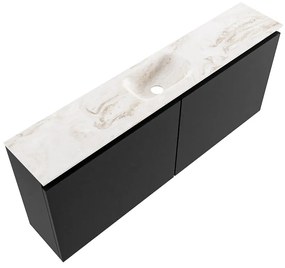 Mondiaz Ture DLux toiletmeubel 120cm urban met wastafel frappe midden zonder kraangat