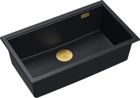 granieten spoelbak Logan 110 Black
