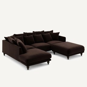 Voetenbank in fluweel, Lazare