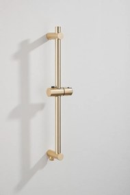 Saniclear Evolution inbouw regendouche met glijstang en 2 standen handdouche geborsteld messing - mat goud