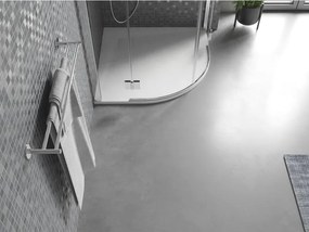 Mexen Bert halfronde douchebak SMC 90 x 90 cm, wit - 4KR109090