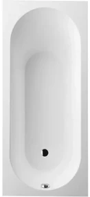 Villeroy & Boch Oberon bad 170x75cm quaryl rechthoekig met poten wit ubq170obe2v-01
